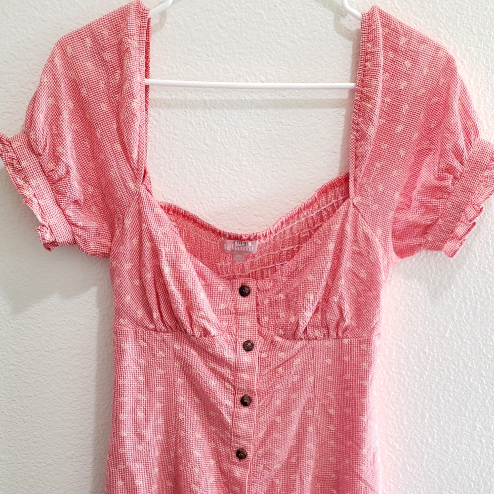 Le Rumi Marianna Red Puff Sleeve Mini Dress Size XS - Picture 6 of 14